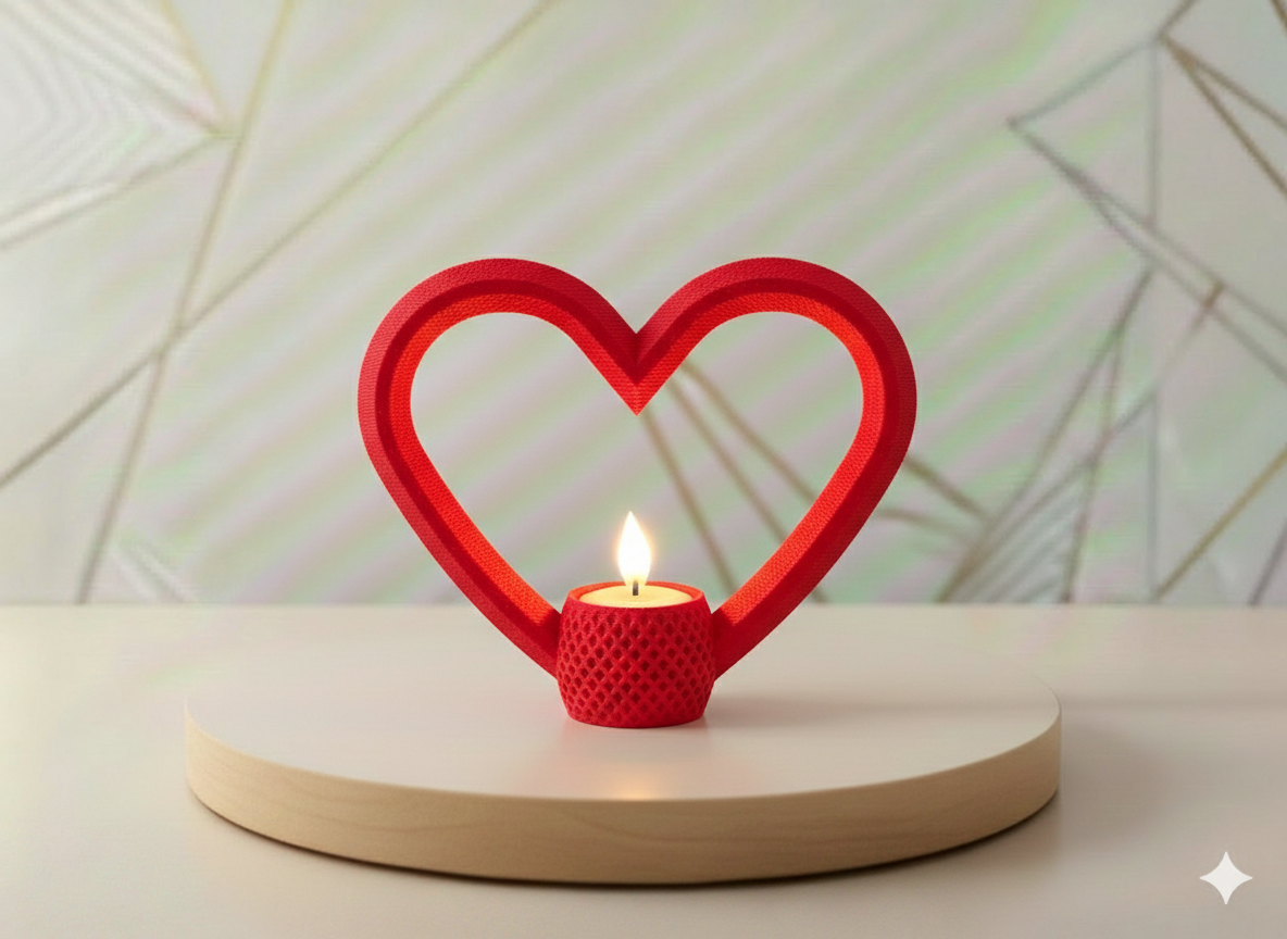 Südame Soojus – LED-teeküünla hoidik